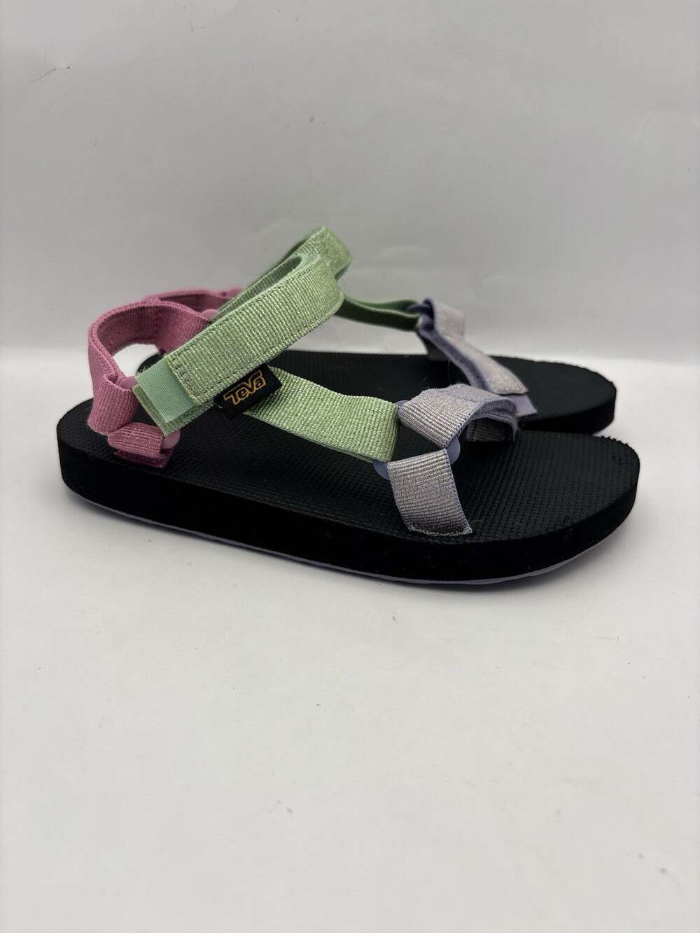 Teva Original Universal Metallic Multicolored Sandals Kids Size 2